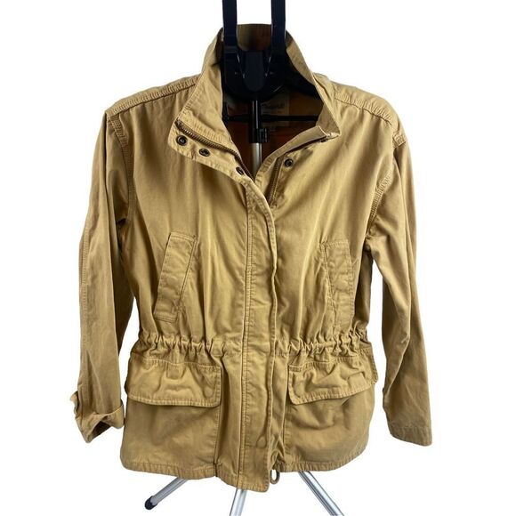 Madewell Prospect Jacket Utility Jacket Beige Khaki Sz M - Picture 1 of 10